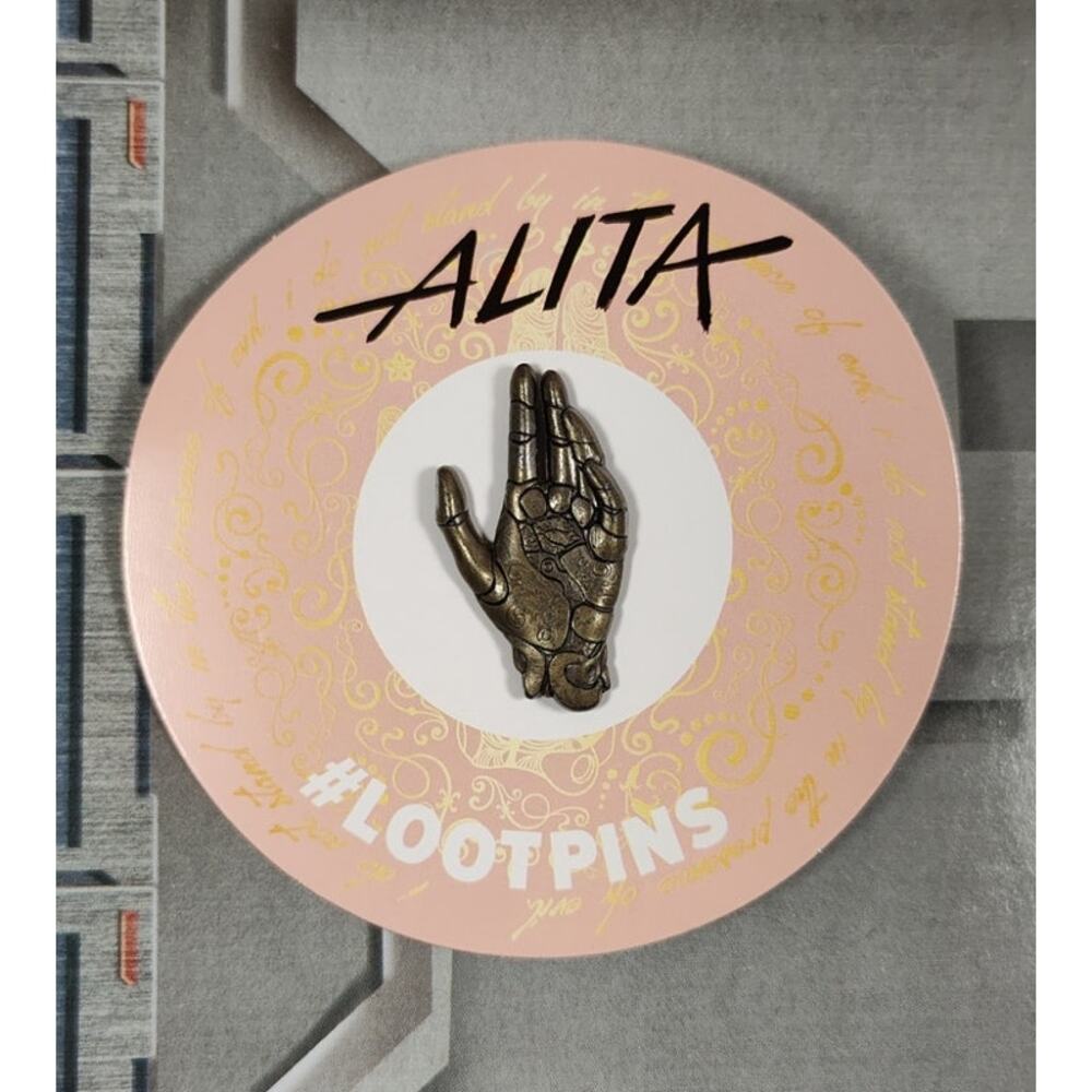 Alita Battle Angel Movie Pin Lootcrate Exclusive!